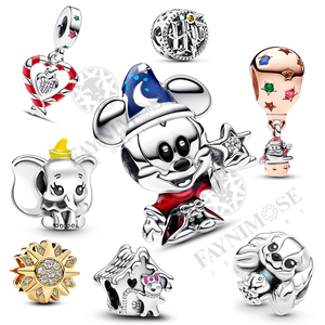 Tiktok, superventas, abalorios chapados en plata 925, colgante de circón, cuentas para niños, Pulseira Prata 925, Plata Original 925 - Product Image 4