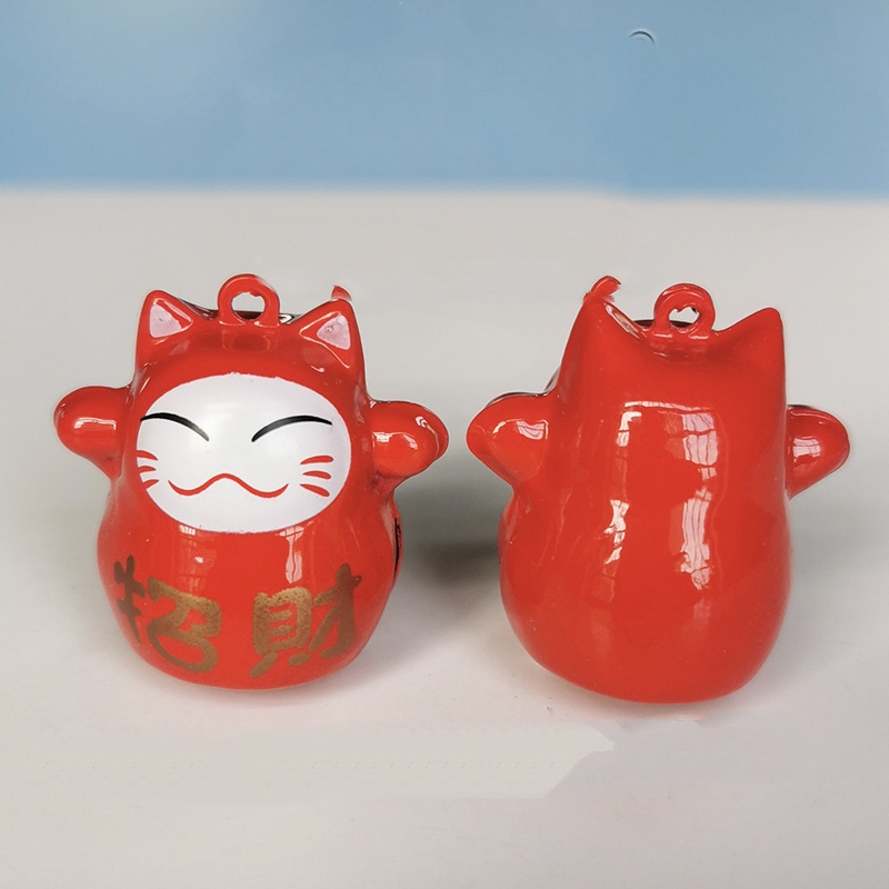 Rosso brillante Fukubukuro Maneki-neko