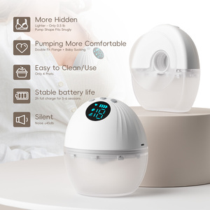 Großhandel für mütterliche Baby produkte Multifunktion ale kreative integrierte manuelle Milch pumpe mit weitem Mund - Product Image 3