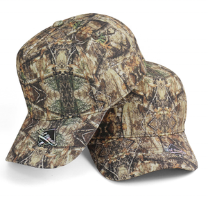 قبعة بيسبول HBA54 بنمط التمويه الشجري مع شعار مخصص، قبعات تمويه حقيقية للبالغين - Product Image 2