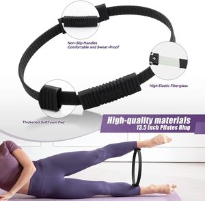 Anneaux de <span class=keywords><strong>Pilates</strong></span> Magic Circle pour la tonification des cuisses internes, des <span class=keywords><strong>bras</strong></span> et du tronc, <span class=keywords><strong>anneau</strong></span> d'exercice de fitness - Product Image 2