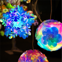 2026 Neues Design Laterne Laser Bunte Laterne DIY Materialpaket Partydekoration Handgehaltene Leuchtende Handgefertigte Laterne