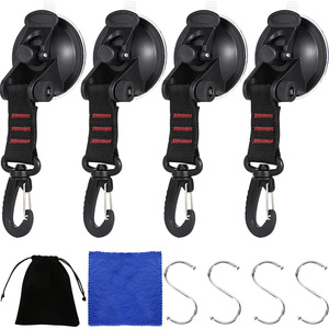 Ensemble de ventouses pour tente de voiture, crochet rotatif à 360 degrés, portable pour voyage et camping - Product Image 5