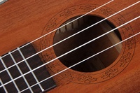 Wholesale Professional Musical Instruments 4 Strings 23 24 Inch Concert Sapele Mahogany Matte Finish Acoustic Ukulele with Strap