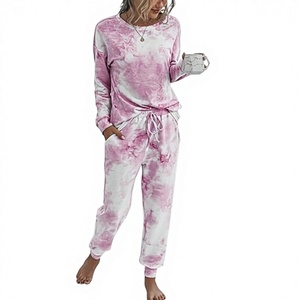 Nouveauté Survêtement Tie Dye Unisexe Fait Sur Mesure 100% Coton Hiver Casual Respirant Séchage Rapide Vêtement d'Entraînement - Product Image 1