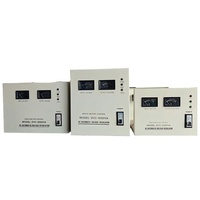 Stabilisateur de tension AC monophasé SVC-5000VA 5 KVA avec écran LCD électronique, noyau en cuivre, 150V-250V, protection contre les surcharges/surtensions
