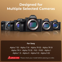 3893 déclencheur de poignée latérale rotative REC sélectionné pour les appareils photo sans miroir Sony FX3/FX30/A7R IV/A7 IV/A7S III