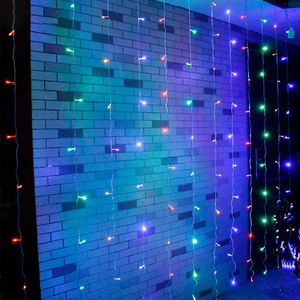 Guirlande lumineuse LED en cascade 3x3 mètres, 300 LED étanches 220V, <span class=keywords><strong>pour</strong></span> décoration extérieure <span class=keywords><strong>de</strong></span> Noël et <span class=keywords><strong>de</strong></span> fenêtres, directement <span class=keywords><strong>de</strong></span> l'usine - Product Image 5