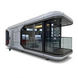 Capsule spatiale modulaire en acier thermique haute performance pour usage extérieur – Le lieu de villégiature tendance sur internet - Product Image 1