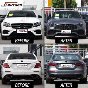 Nuevo diseño de hierro PP ABS Material cuerpo Kit para Benz <span class=keywords><strong>E</strong></span> W213 2016 2017 <span class=keywords><strong>2018</strong></span> 2019 2020 actualización a 2024 E63S 1:1 capó de guardabarros ancho - Product Image 2