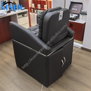 Fauteuil de lavage de cheveux Kisen populaire, mobilier multifonctionnel pour salon, pour le lavage, la coupe et le coiffage, inclinable électriquement - Product Image 3