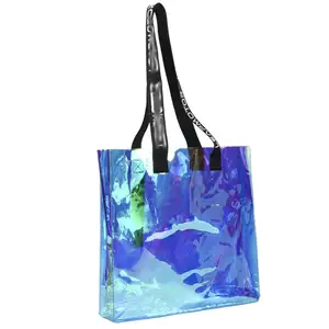 Sacchetti di plastica personalizzati all'ingrosso con Logo t-shirt riciclabili borsa per gestire la spesa per affari di promozione