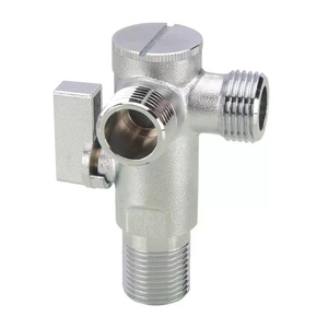 Nhà Máy Trực Tiếp Nước Sạch 1/2 3/4 Brass Body Ball <span class=keywords><strong>Valve</strong></span> Phụ Kiện Nhà Vệ Sinh Van Góc Bộ Lọc Nhà Vệ Sinh - Product Image 2