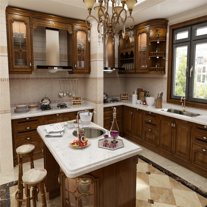 Guangzhou SJUMBO pusat dapur baja antikarat komersial pulau dapur Modern - Product Image 3