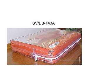 Sacchetto del pvc trasparente con bottone a pressione per lenzuolo e federa - Product Image 5