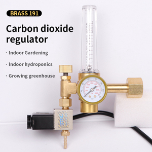 Vendita calda CGA320 in ottone <span class=keywords><strong>CO2</strong></span> regolatore 191 per interni di biossido di carbonio con Timer a solenoide per la crescita delle piante - Product Image 3