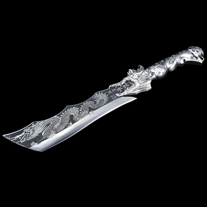 China Longquan Boutique cuchillo de corte de <span class=keywords><strong>leña</strong></span> forjado hecho a mano Camping al aire libre y caza hoz multiusos - Product Image 4