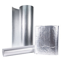Isolation thermique à bulles simple 4 mm et double 8 mm en Al/PET/CPE, ignifuge et imperméable, à faible MOQ, pour murs, toitures de maisons et bâtiments agricoles