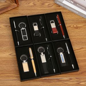 Personalized 2025 Luxury Corporate Gift Idea Business Gift <b>Set</b> Keychain With Custom Logo for Men and Women - Product Image 4