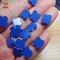 Joyería Qianjian, mejor precio, piedras naturales, negro, azul, rojo, verde, ágata, tréboles de cuatro hojas, piedras preciosas para hacer joyas
