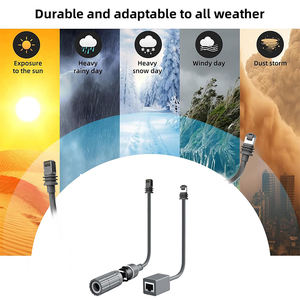 Conectores hembra Starlink RJ45 a prueba de agua Mini extensión de Cable Starlink para enrutador Dishy Gen3 accesorios de receptor de <span class=keywords><strong>TV</strong></span> satelital - Product Image 4