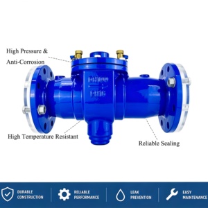 <span class=keywords><strong>Clapet</strong></span> <span class=keywords><strong>anti</strong></span>-<span class=keywords><strong>retour</strong></span> à double verrouillage en fonte ductile DN100 pour arroseur d'incendie municipal à <span class=keywords><strong>eau</strong></span> <span class=keywords><strong>potable</strong></span> - Product Image 3