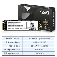 Nouveaux SSD M.2 NVMe PCIE 4x4 2280 avec capacités de 128 Go 256 Go 512 Go Commandes en gros directes d'usine Bienvenue Produit SSD