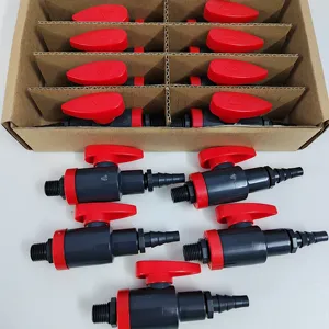 UPVC sampling valve, UPVC laboratory ball valve. 1/4" and 1/2"