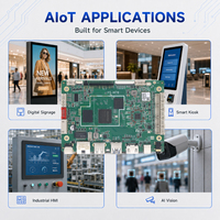 Placa Base Yisheng Rockchip RK3576 Android 14 AIoT con 6 TOPS NPU, Computadora de Placa Única 8K para IA en el Borde, Señalización Digital, Kiosco, HMI, OEM