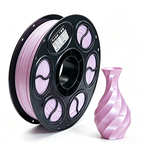 Filament d'imprimante 3D en PLA de soie écologique et biodégradable, couleur unique, 1,75 mm de large, compatibilité avec la plupart des imprimantes 3D FDM - Product Image 1