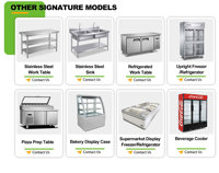 Équipement de réfrigération pour cuisine commerciale, réfrigérateur vitrine pour supermarché, armoire réfrigérée, mini-réfrigérateur pour viande