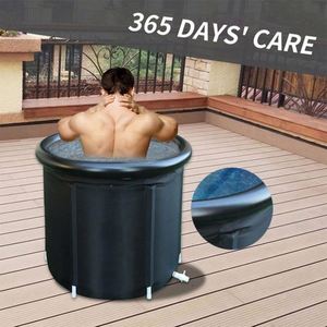Nouvelle baignoire gonflable en PVC écologique avec couvercle, bain froid, spa glacé pour adultes, utilisation domestique, pliable - Product Image 4