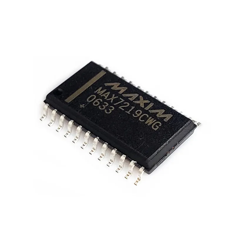 Chip IC MAX7219CWG + T SOP-24 nuevo y original, compatible con lista BOM, circuito integrado MAX7219