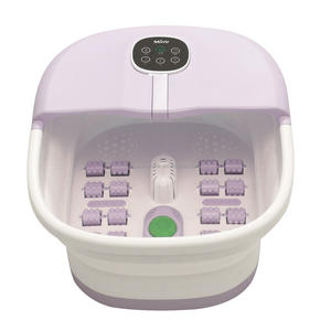 Massageador Elétrico Dobrável para Pés com Aquecimento, 16 Rolos de Massagem Removíveis, Controle Remoto Sem Fio e Função de Bolhas - Tendência! - Product Image 6