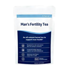 Thé pour Booster la Fertilité Masculine avec Menthe Poivrée, Réglisse et Cannelle – 100% Naturel, Améliore la Performance, 28 Sachets - Product Image 1