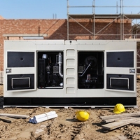 Générateur Diesel Industriel 250 kVA 200 kW Type Ouvert Sans Balais 100% Fil de Cuivre pour Centrale Électrique Usine 480V ATS