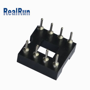 2.54mm Pitch 8POS altın kalay <span class=keywords><strong>CONN</strong></span> IC DIP soket 2*4/8 pozisyon 7.62mm sıra aralığı priz prizler için ICs SIP konektörü - Product Image 2