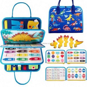 Nuevo Tablero de Actividades Sensoriales para Niños Pequeños, Juguetes Educativos para Viajes, Juguetes Montessori, Libro de Actividades de Fieltro - Product Image 2