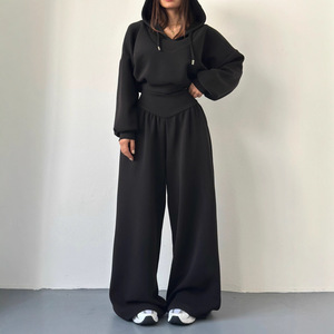 PASUXI Conjunto Deportivo <span class=keywords><strong>de</strong></span> Alta Calidad <span class=keywords><strong>de</strong></span> 2 Piezas, Sudadera Corta con Capucha y <span class=keywords><strong>Pantalones</strong></span> Jogger <span class=keywords><strong>de</strong></span> Cintura Alta, Fabricante <span class=keywords><strong>de</strong></span> Conjuntos Deportivos <span class=keywords><strong>para</strong></span> <span class=keywords><strong>Mujer</strong></span> - Product Image 6