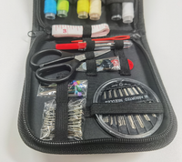 Kit de couture manuel portable et léger pour voyage, 74 pièces, aiguilles, fils, ciseaux, certifié CE, garantie 5 ans, pour urgences domestiques