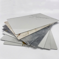 Panneaux muraux en PVC brillant effet marbre, grande taille, alternative au marbre, décoration murale, vente chaude, découpe UV