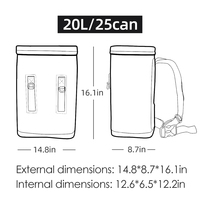 Vente en gros Sac isotherme portable étanche pour pique-nique camping plage boisson au vin Sac isotherme sec flottant extérieur