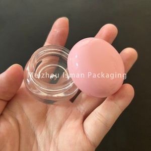Masque pour les lèvres en forme de champignon Macaron 5g ISMAN, pot mignon rose jaune <span class=keywords><strong>violet</strong></span> en plastique AS, baume à lèvres, conteneur cosmétique, vente en gros, étiquette privée - Product Image 5