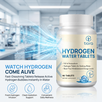 Comprimé d'eau à hydrogène moléculaire à dissolution rapide, antioxydant, molécules H2, nutrition cellulaire équilibrée