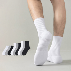 <span class=keywords><strong>Chaussettes</strong></span> de sport Bioserica en gros, maille antibactérienne, déodorantes, respirantes, certifiées <span class=keywords><strong>OEKO</strong></span>-<span class=keywords><strong>TEX</strong></span>, <span class=keywords><strong>chaussettes</strong></span> mi-hautes pour hommes - Product Image 1