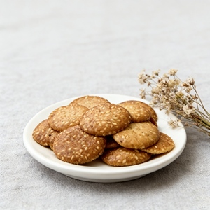 Biscuits croustillants au sésame saveur sésame 150g en gros, saveur œuf riche et onctueuse, emballage boîte, pour <span class=keywords><strong>petit</strong></span>-déjeuner - Product Image 3