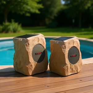 Altavoces de Exterior S Core, Altavoces Bluetooth de 3.5 Pulgadas con Energía Solar, Resistentes al Agua, para Jardín, Piscina, Patio, con Luz RGB - Product Image 2