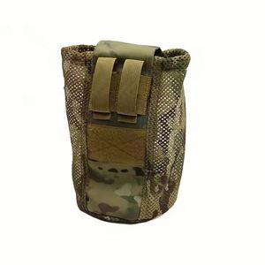 <b>Mini</b> Outdoor Foldable Tactical Molle Pouch Nylon Storage <b>Bag</b> with Magazine Mesh Drop Dump Roll-Up Design for Holsters - Product Image 6