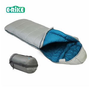 Sac de couchage d'hiver unisexe E-RIKE 210T en polyester imperméable, sac de couchage thermique personnalisé pour le camping par temps froid, pour l'extérieur - Product Image 1
