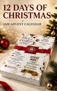 Calendario de Adviento de 12 Días con Tarros de Mermelada, Caja Personalizable de Papel Kraft Rígido con Estampado en Lámina Dorada y Laminación Mate, Tarros de Comida Gourmet - Product Image 5